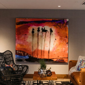 Revel Hotel Lobby Painting
