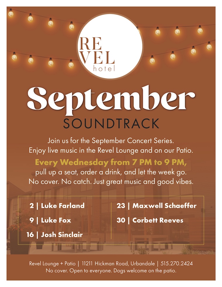 Revel Hotel September Soundtrack, Every Wednesday from 7 PM to 9 PM